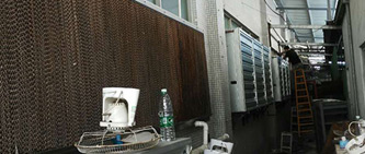 橡膠廠水簾風(fēng)機(jī)安裝