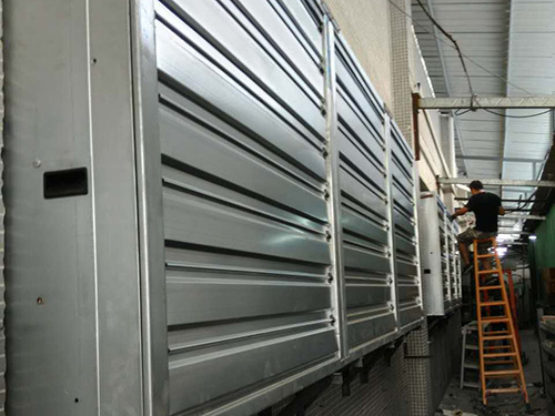 重慶橡膠廠水簾風(fēng)機(jī)安裝